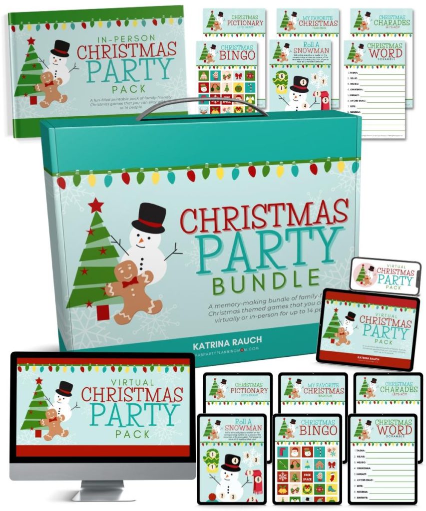 Christmas Party Bundle Option | FAB Party Planning Mom