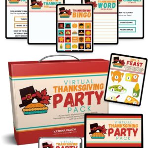 Virtual Thanksgiving Party Pack | FAB Party Planning Mom
