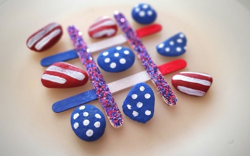 How To Make 4th Of July Tic Tac Toe | FAB Party Planning Mom