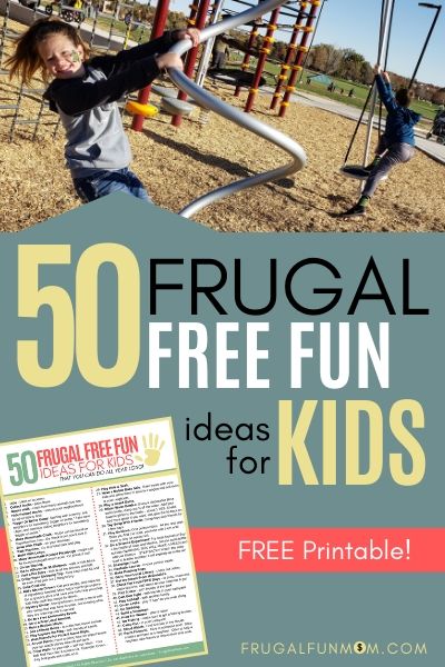 Free Fun Ideas for Kids | Frugal Fun Mom