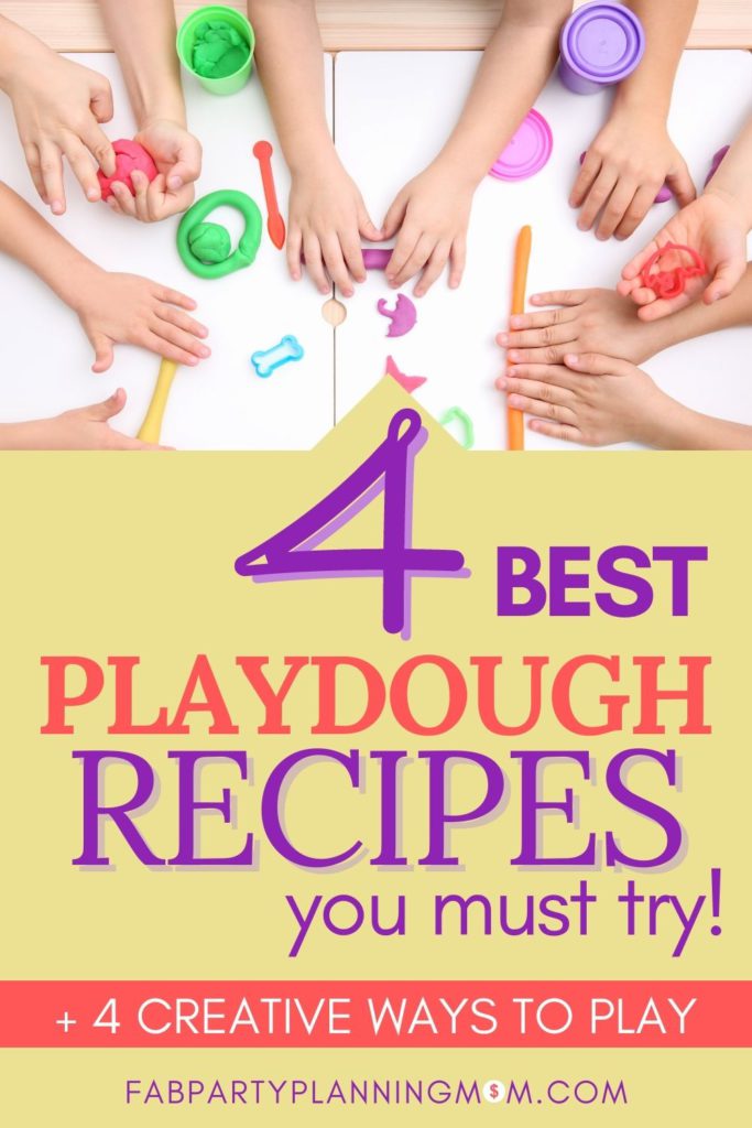 4 Best Playdough Recipes You Must Try! FAB Party Planning Mom