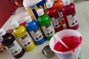 Make Homemade Chalk with your kids using easy, frugal ingredients.