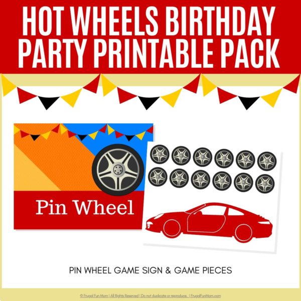 Hot Wheels Birthday Party Printable Pack | Frugal Fun Mom