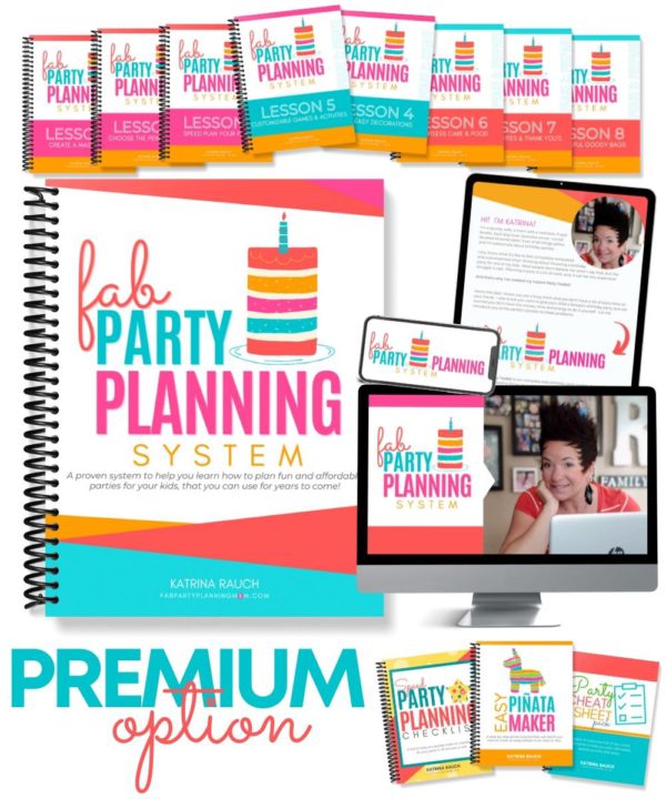 FAB Party Planning System Premium Option | FAB Party Planning Mom