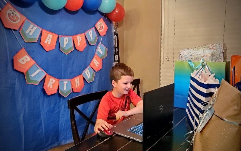 How To Host A Virtual Birthday Party | Frugal Fun Mom